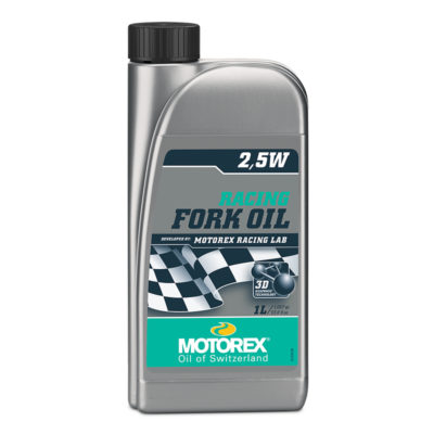 Huile fourche 2.5W Motorex RACING FORK OIL fourche hydraulique avec pression 1 L