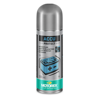 Spray contact Motorex ACCU PROTECT entretien batterie protection pôles 200 ml