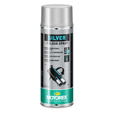 Spray couleur Motorex SILVER restistant chaleur argenté jusqu' à + 400°C 400 ml