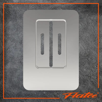 support montage Flatte INOX Mofa/E-Bike 9x13cm