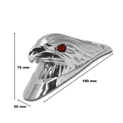 Aigle en plastique chromé