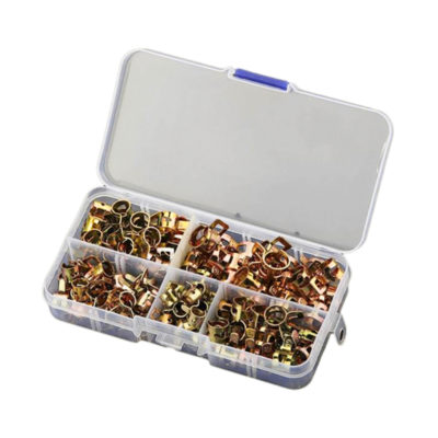 Assortiment brides pour tuyau d’essence 5 tailles Ø 6-10mm (100 pcs)