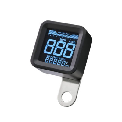 Compteur DAYTONA CUBE digital LCD avec compte-tours 50x50mm noir