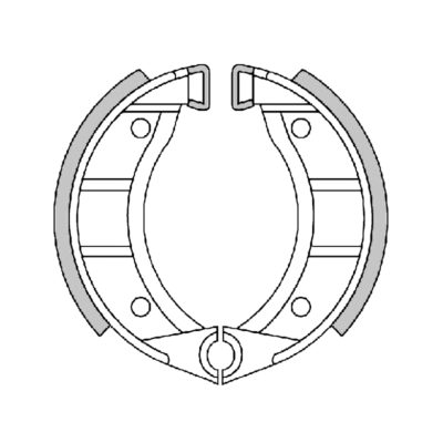 Mâchoires de freins Polini RACE Ciao avant roue rayon 90x18mm