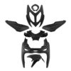 Habillage complet 9pcs Aerox NS 50 noir mat 2013->