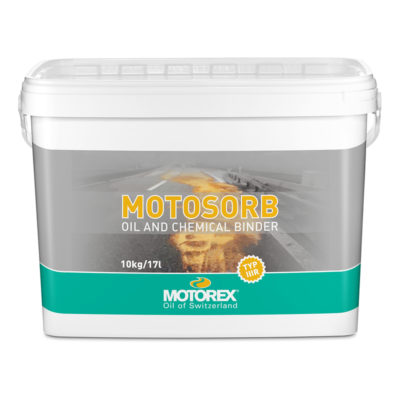 Absorbant d'huile Motorex MOTOSORB alumine absorbante minérale seau 10 kg