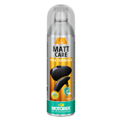 Produit d'entretien Motorex MOTO MATT CARE mat spray finition après lavage 500ml