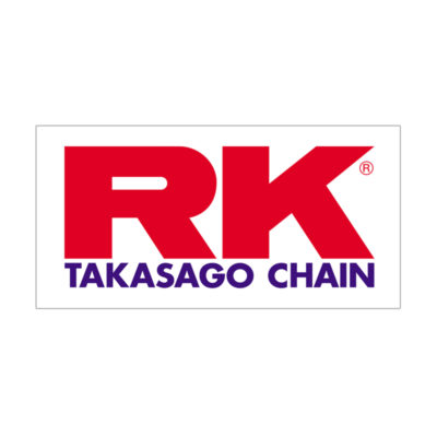 Autocollant RK Chain 130x62mm blanc