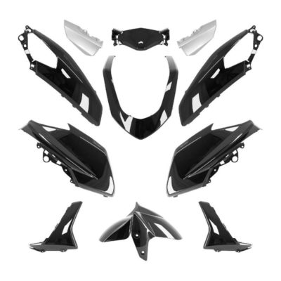 Kit habillage de 13 pièces Yamaha N-Max 2015-2020 noir brillant