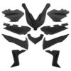 Kit habillage de 10 pièces Yamaha X-Max 125 14-17, 250, 400 14-21 noir mat