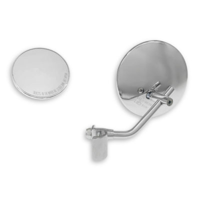 Rétroviseur à pincer g/dr Vespa montage protection jambes chromé