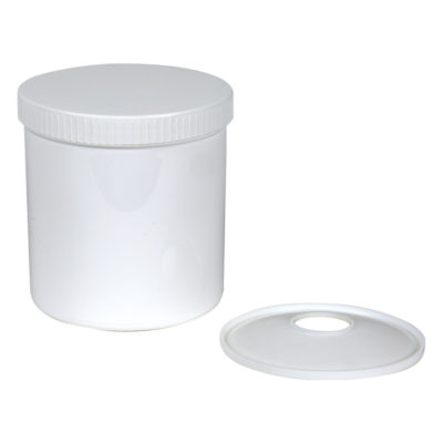 Boîte à graisse Motorex MOTOREX vide blanc bouchon plaque de suivi 850g / 1 L