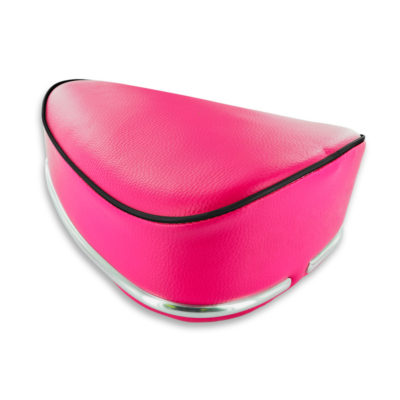 Selle Puch/universal sans ressorts avec liste décorative pink