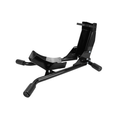 Béquille moto autobloquante pour le transport roue de 15 à 19 pouces