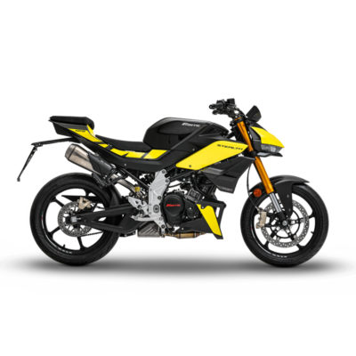FANTIC STEALTH 125 Naked MY25-26  jaune-noir