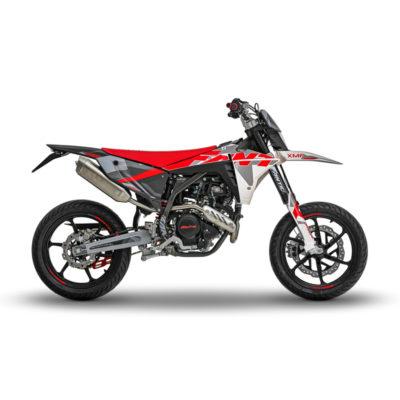 FANTIC XMF 125 Motard Performance (Supermoto) MY25-26 blanc-rouge
