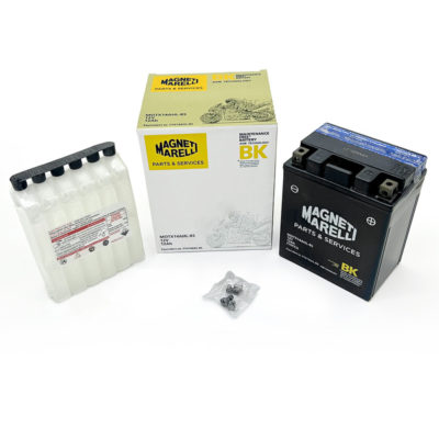 Batterie YTX14AHL-BS  MAGNETI MARELLI avec pack acide MOTX14AHL-BS