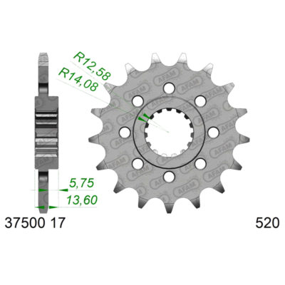 Pignon Aprilia 520/17D